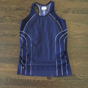 Athleta finish fast line navy tank XL - EUC